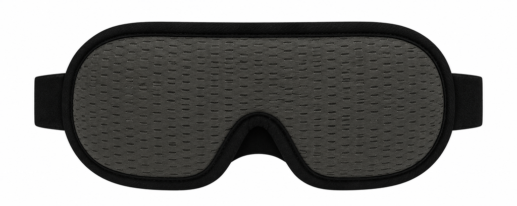 Masque de sommeil Noctis gris vu de face