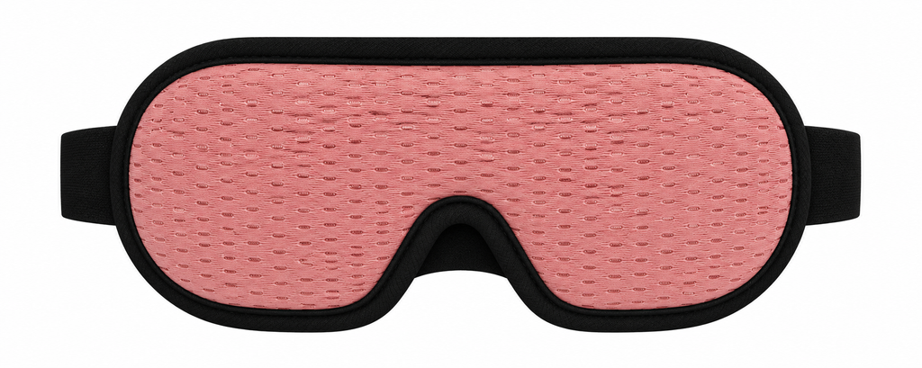 Masque de sommeil Noctis rose vu de face