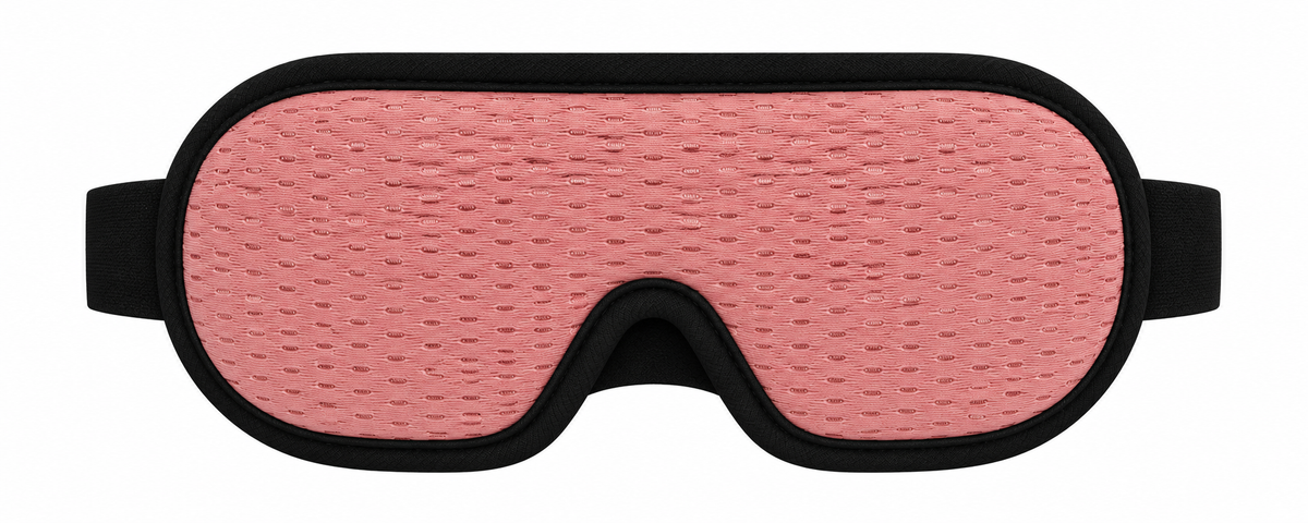 Masque de sommeil Noctis rose vu de face